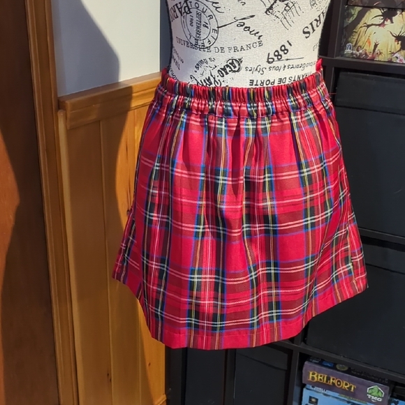 Plaid Red Women's mini Skirt - Picture 11 of 13